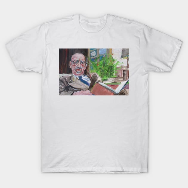 IGOR STRAVINSKY in his studio - oil portrait T-Shirt by lautir